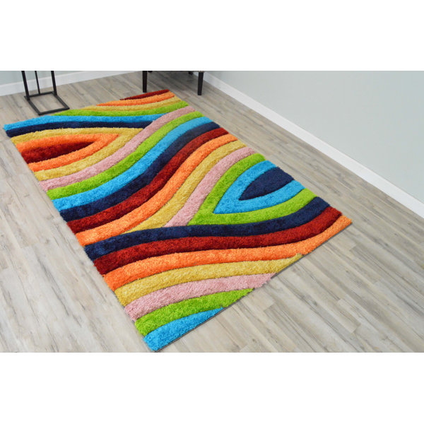 Ivy Bronx Abstract Rug Wayfair